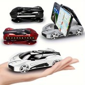 Resim 1 adet Yarış Araba Modeli Akıllı Telefon Tutucu, 360 Derece Döndürme - Evrensel Uyum, Aromaterapi Tutucu ve Tüm Cihazlar İçin Dayanıklı PC Malzemesi, Akıllı Telefon Tutma|Modern Araba Tutma|Dayanıklı Plastik Tutma, Araba Tutucuları 