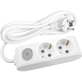 Resim Viko Multi-let 2'li Grup Priz Anahtarlı Topraklı Çocuk Korumalı 2 Metre Beyaz - 90117202 