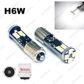 Resim Fardoktoru H6W Led Beyaz Işık Oto Park Ampulü Fx30 