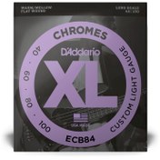 Resim D'addario ECB84 Custom Light Long Scale Bas Gitar Teli (40-100) 