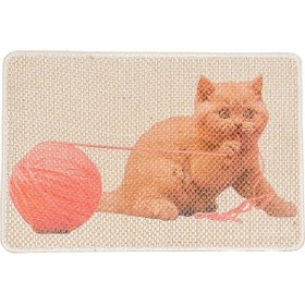 Resim Karmat Resimli Kedi Tırmalama Paspası 40 x 60 CM 