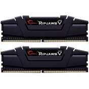 Resim G Skill Gskıll Ripjawsv 16gb (2x8) Ddr4-5066mhz Cl20 Siyah 1.6v (f4-5066c20d-16gvk) 