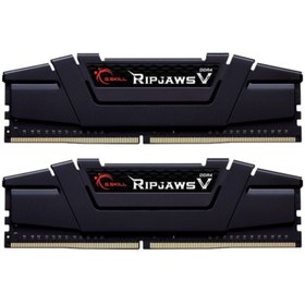 Resim G Skill Gskıll Ripjawsv 16gb (2x8) Ddr4-5066mhz Cl20 Siyah 1.6v (f4-5066c20d-16gvk) 