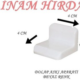 Resim Dolap Askı Aparatı - Beyaz Renk 