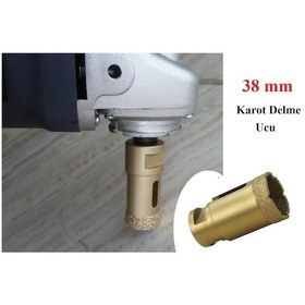 Resim Mermer Granit Fayans Beton Taş Delme Ucu Panç Elmas Karot Profesy 