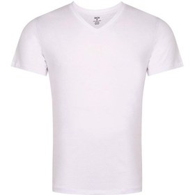 Resim Rich Erkek V Yaka 4'lü Paket Basic Kısa Kollu T-shirt Çok Renkli 