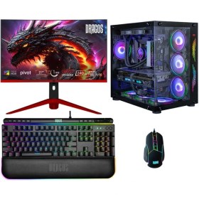 Resim Dragos DRX6154 Intel Core I7 12700F 32GB 1tb M.2 Nvme SSD 8gb RTX4060 27 Inç 240Hz Curved Freedos Oyuncu Bilgisayarı 