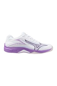 Resim MIZUNO Thunder Blade Z Kadın Voleybol Ayakkabısı Beyaz / Lila 