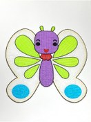 Resim karantuhafiye Bebek Battaniye Aplikesi / Bebek ve Çocuk Aplikesi / Büyük Boy / Kelebek 