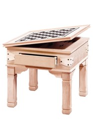 Resim Genel Markalar Küçük Tavla Sehpa Cilasız Ham Ahşap 