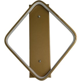 Resim Rüya Led Aplik Kare Eskitme Gold Gold Sarı 