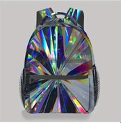 Resim Oldfriend Siyah Renkli Şık Büyük Kapasiteli Canvas Seyahat Sırt Çantası Ayarlanabilir Askılar Dayanıklı Siyah 