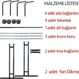 Resim Uzman Grup Raf Sistemleri V Ayarlı Stand Askılık 