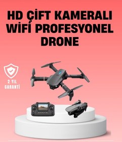 Resim Wifi Fpv Canlı Görüntü Aktarımlı Katlanabilir Drone 