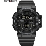 Resim Hanyang BLACK3129 Sanda Yeni Erkekler Kuvars Dijital Saat Erkek Spor Saatler Elektronik Askeri Kol Saati Erkek Su Geçirmez Saat Reloj De Hombre (Yurt Dışından) 