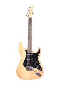 Resim Angel Aeg111-n Naturel Elektro Gitar Doğal Ahşap Görünüm Vernikli Cila 