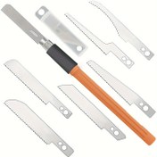 Resim 8 adet Mini El Testere Modeli El Sanatları Aracı, Hobiler İçin Kendin Yap El Sanatı Bıçak Şekillendirme Bıçakları 