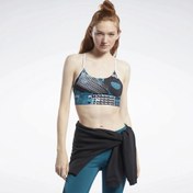 Resim Reebok FJ2695 Meet You There Low Impact Kadın Mavi Sporcu Sütyeni Mavi XS 