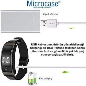 Resim Microcase 4 Pin 7.62 mm Konnektör Akıllı Saatler için Manyetik Şarj Kablosu - AL2750 
