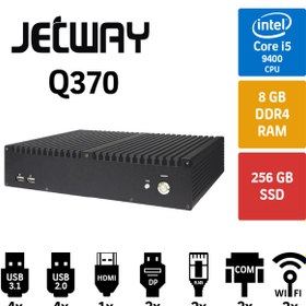 Resim Jetway Q370 Intel Core I5 9400 8gb 256gb Ssd Endüstriyel Mini Pc 