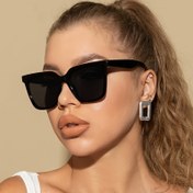 Resim Kadınlar için Büyük Kare Kedi-Gözü Moda Gözlükleri - Siyah Hafif Plastik Çerçeve, Günlük ve Resmi Kıyafetler İçin Moda Aksesuarları, Moda Göz Gözlükleri, Resmi Gözlükler, Göz Aksesuarı Yok 