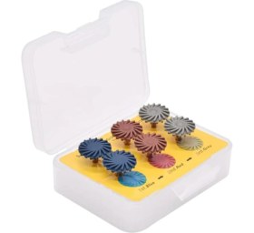 Resim 6 Adet Karışık Diş Kompozit Reçine Parlatma Diski Seti Spiral Fırça Frezleri Plastik Saklama Kutusu ile (Yurt Dışından) 