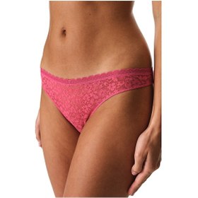 Resim Penti Fuşya Easy Lace Dantel V Model Slip Külot Carmıne 