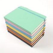 Resim A5 Noktalı Izgara Günlük Defteri - 192 Sayfa 120gsm Kalın Kağıt, Pürüzsüz PU Deri Kapak, İç Cep ve Çoklu Renkler! 