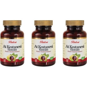 Resim Balen At Kestanesi Ekstraktı 375 Mg 60 Kapsül 3 Adet 