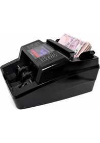 Resim Şarjlı Seyyar Kablosuz Karışık Para Sayma Makinesi, Tl Ve Euro Karışık Sayım - Dolar Adet Sayım + Müşteri Ekranı 