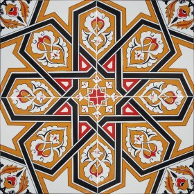 Resim Can Seramik 20*20 Cm CÇ72S Kütahya Çini Karo 5' Li 1 Paket 