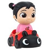 Resim Cocomelon Araçlı Tekli Figür Cece's Ladybug Cruiser 