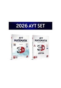 Resim 2026 Ayt Matematik Video Defter - Soru Bankası Seti 3d Yayınları 