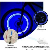 Resim Pazly Çok Renkli Led Jant Işıkları - Bisiklet, Motosiklet Ve Araçlar İçin Güvenlik Işığı 12 Adet 