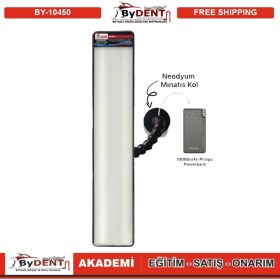 Resim Pdr Boyasız Göçük Düzeltme Şarjlı 2 Ledli Uzun Lamba Mıknatıslı 70X12 
