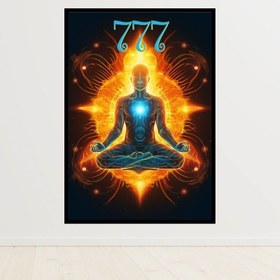 Resim 777 Mucize ve Şans Habercisi Sayı Sekansı - 50x70 