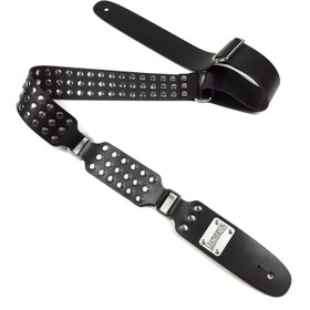 Resim Leatherton LT Striker Hakiki Deri Gitar Askısı (Siyah) 