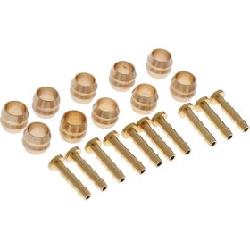 Resim Perfk BH59 Hidrolik Fren Hortumu Için 10SET 13MM Bisiklet Zeytin Ekleme Konnektörü (Yurt Dışından) 