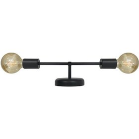 Resim Riolight Retro Ikili Metal Tavan Avizesi 