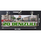 Resim pozantiaksesuardunyasi Pleksi Araç Cam Önü Tabelası,dijital baskılı 20 Denizlili tır,kamyon,minibüs aksesuar 