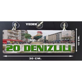 Resim pozantiaksesuardunyasi Pleksi Araç Cam Önü Tabelası,dijital baskılı 20 Denizlili tır,kamyon,minibüs aksesuar 