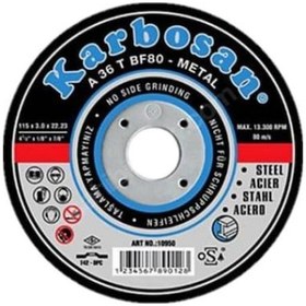 Resim Karbosan 115 Mm Metal Kesici 3 Adet 