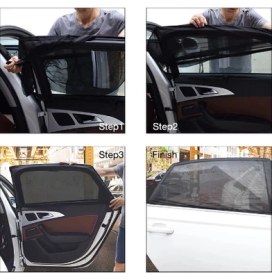 Resim Ankaflex Yan Cam Güneşliği %70 Filtreleme Özelliği ile 2 Adet Pratik Tak-Çıkar 