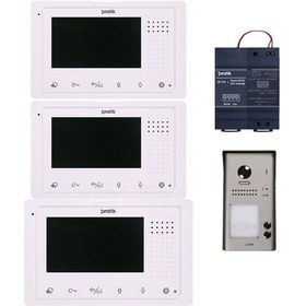 Resim Pratikkart Villa Tipi Görüntülü Diafon Sistemi 3 Daire 2k400-2k92b-2kpc6 