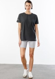 Resim Kadın Nem Emici Hızlı Kuruma Atletik Teknik Performans Spor T-shirt DRIFIT-KISAKOL 