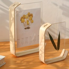 Resim Akrilik Ekranlı Çağdaş Ahşap Fotoğraf Çerçevesi, Dikey Dikdörtgen, Düğün Partisi Resim Dekoru, Herbarium & Takvim DIY Çerçeve, Düğün Süslemeleri için İdeal 