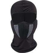 Resim Açık Rüzgar Geçirmez Motosiklet Yüz Maskesi Gri 