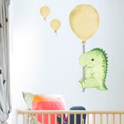 Resim Uçan Dino Duvar Sticker Seti 