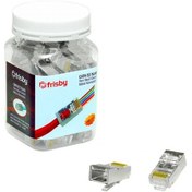 Resim FRISBY CAT6 EZ FNW-RJ4532N RJ45 100lü paket etal Konnektör (Yen 