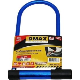 Resim Dmax Dmx-4639 Motosiklet Ve Direksiyon Kilidi 18 Mm X 29 Cm 
